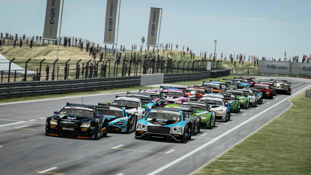 ADAC GT Masters Esports Championship 2022 Zandvoort - Sprint race start