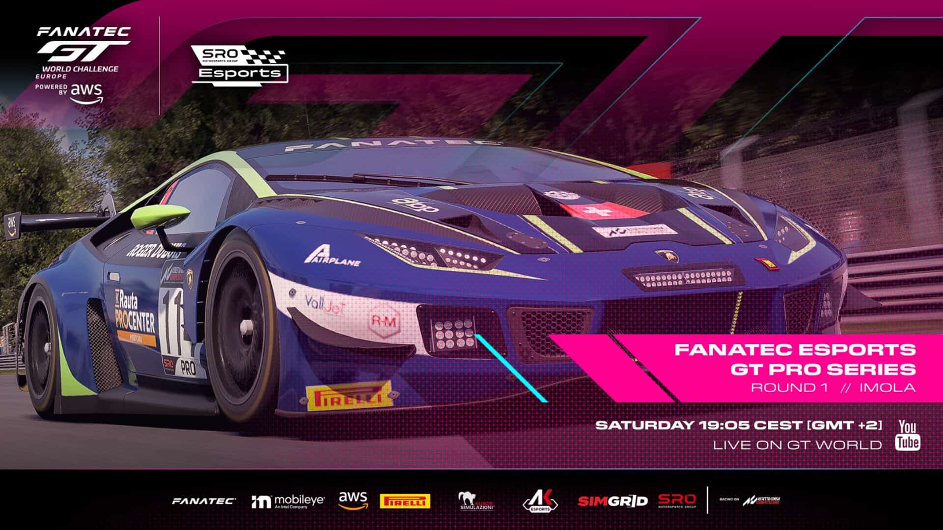 Fanatec Esports GT Pro Series continues to merge the virtual and real GT World Challenge worlds in 2022