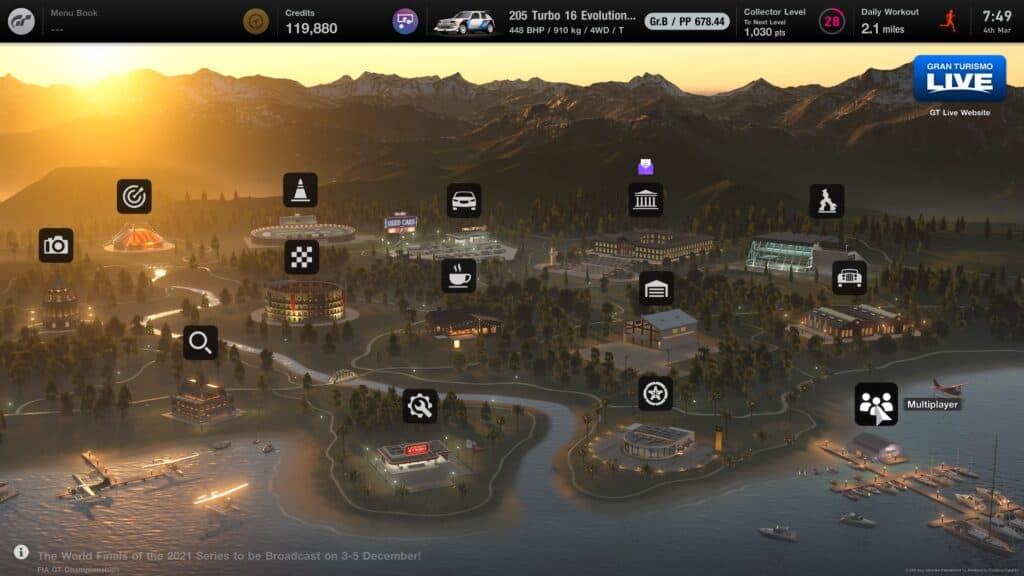 How to access lobbies, Sport Mode and split-screen multiplayer in Gran  Turismo 7