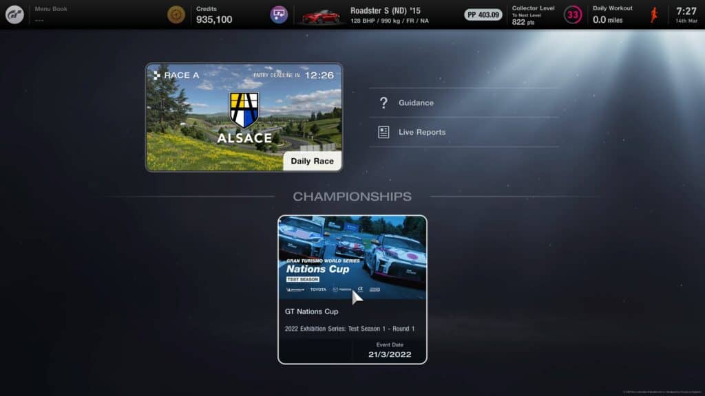 Gran Turismo 7 Online Exhibition Series 2022/23 Season 2 Schedule