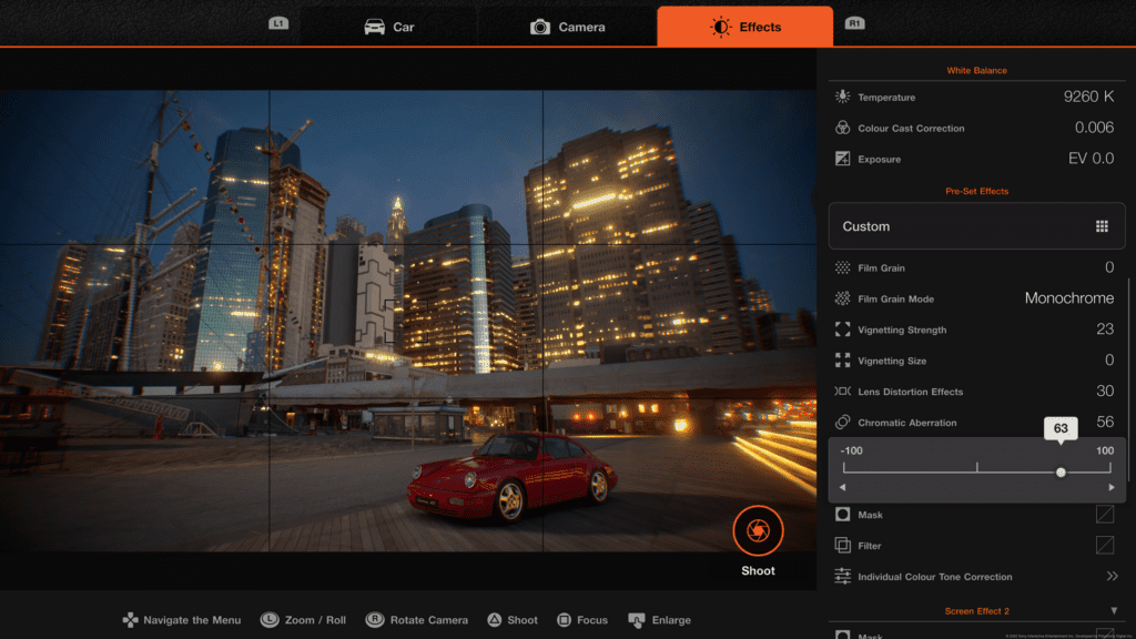 Gran Turismo 7, Photo Mode, Effects, Chromatic Aberration