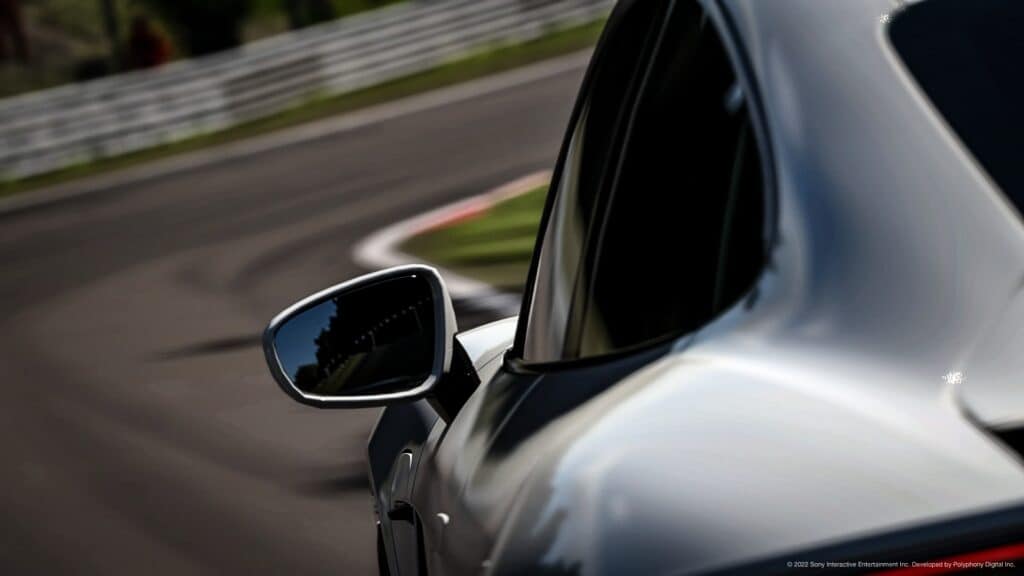 Gran Turismo 7 rear view mirror