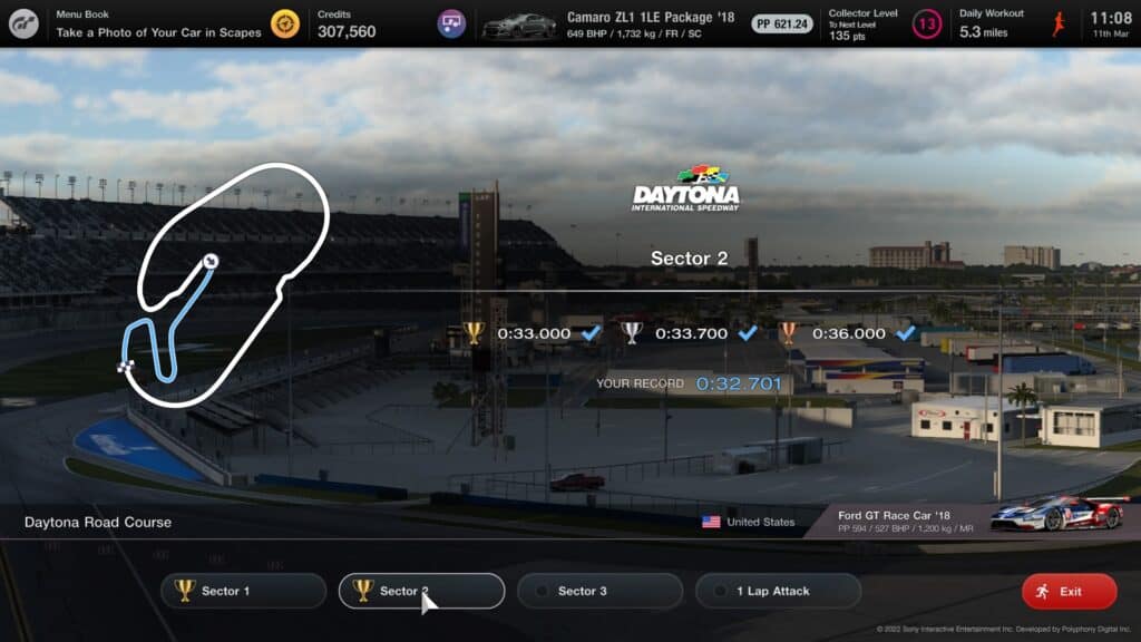 Gran Turismo™ 7 Circuit Experience, Daytona Road Course