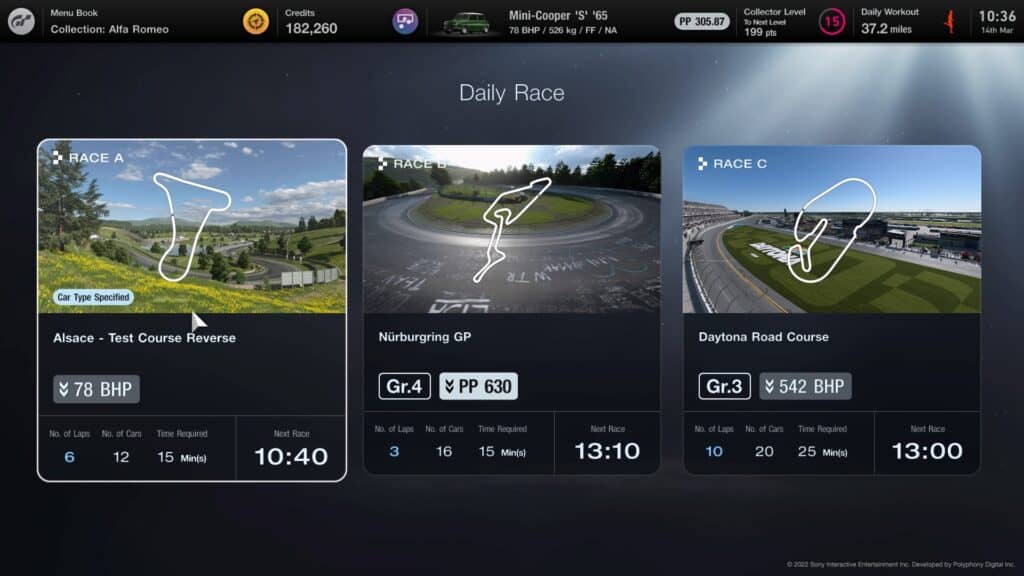 Gran Turismo™ 7 Daily Races