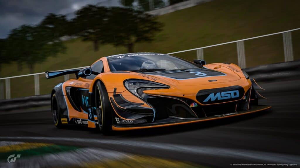 Gran Turismo™ 7, McLaren 650S GT3, Interlagos