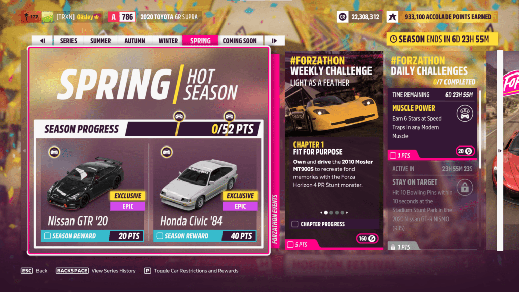 Forza Horizon 5 Festival Playlist Series Spring Hot Season