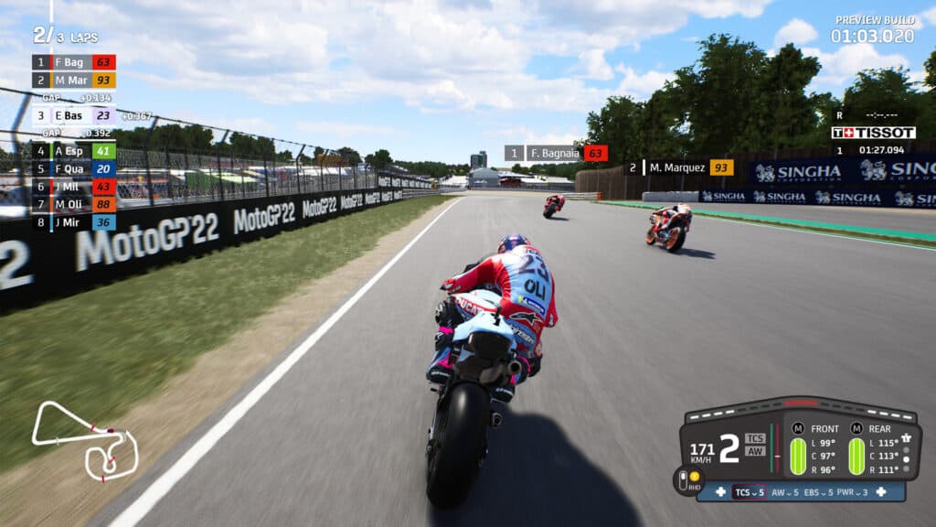 MotoGP 22 Enea Bastianini gameplay