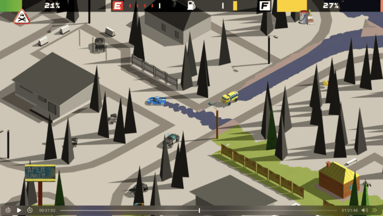 Splash Cars for Nintendo Switch review: An odd port of a mobile paint-splasher 