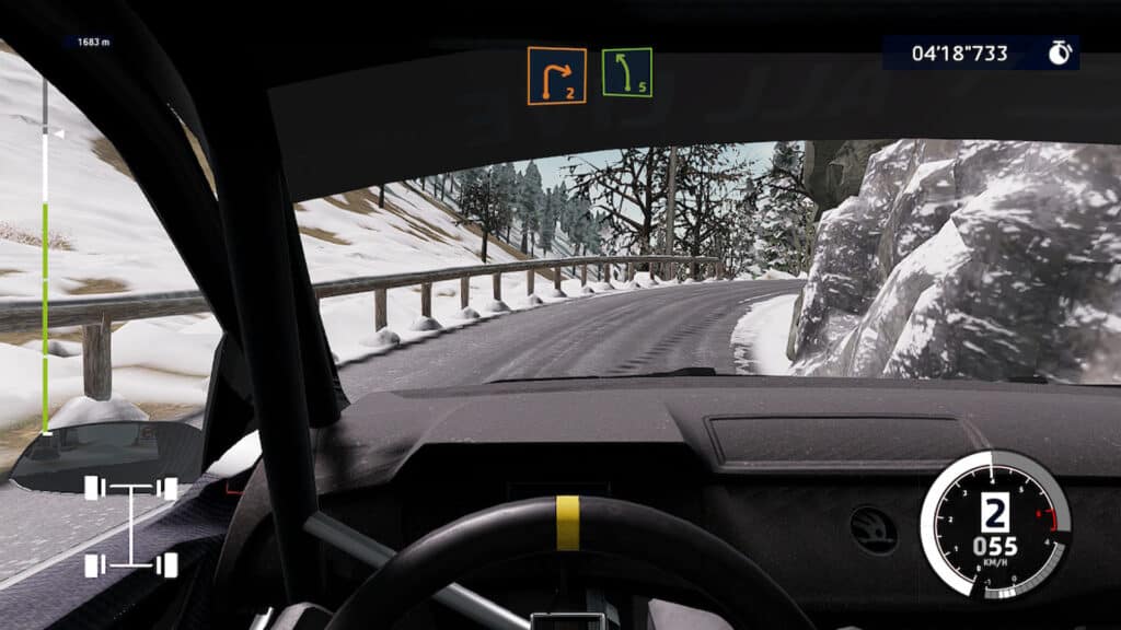 WRC 10 Switch - Monte Carlo onboard
