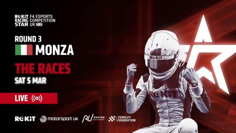 Macie Hitter, Bryn Collins take first ROKiT Racing Stars wins in Monza