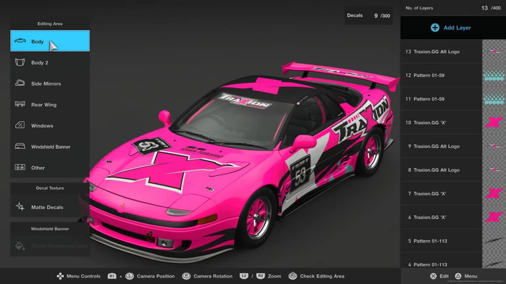 How to apply a livery in Gran Turismo 7