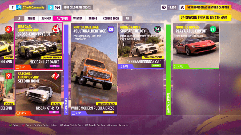 Forza Horizon 5 Series 6 reward cars revealed