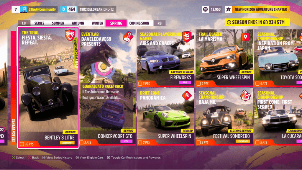 Forza Horizon 3 - First 4 Exhibition Events (with Raid spec Lamborghini) 