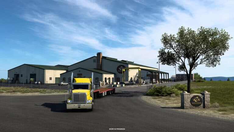American Truck Simulator: adjustable height suspension, Montana and California updates teased