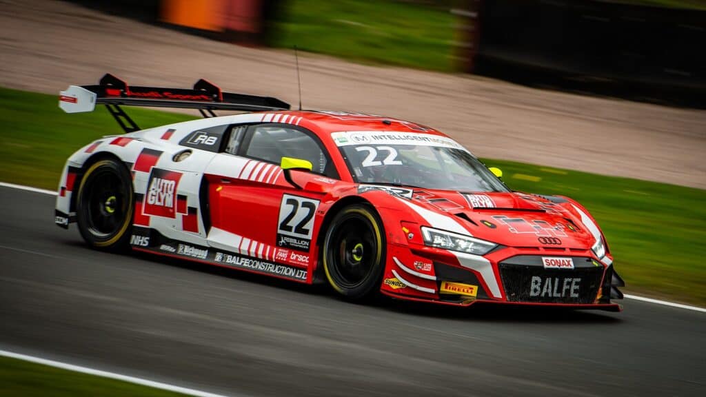 British GT Champiosbhip 2022, Oulton Park, Audi R8 LMS GT3 Evo II, Adam Carrol-Shaun Balfe