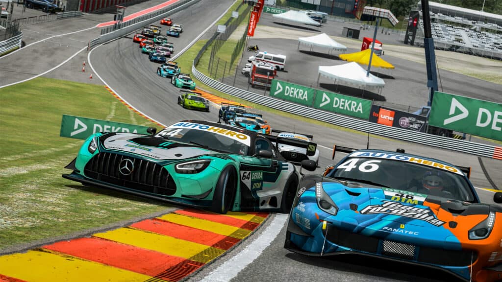 DTM 2022 Esports Championship, Spa, code brown moment
