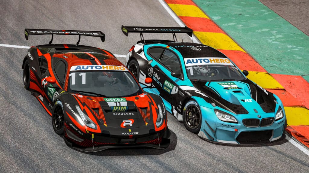 DTM 2022 Esports Championship, Spa, sprint race finsih