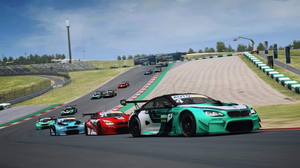 DTM Esports Championship 2022, final Algarve International, feature race mid-field