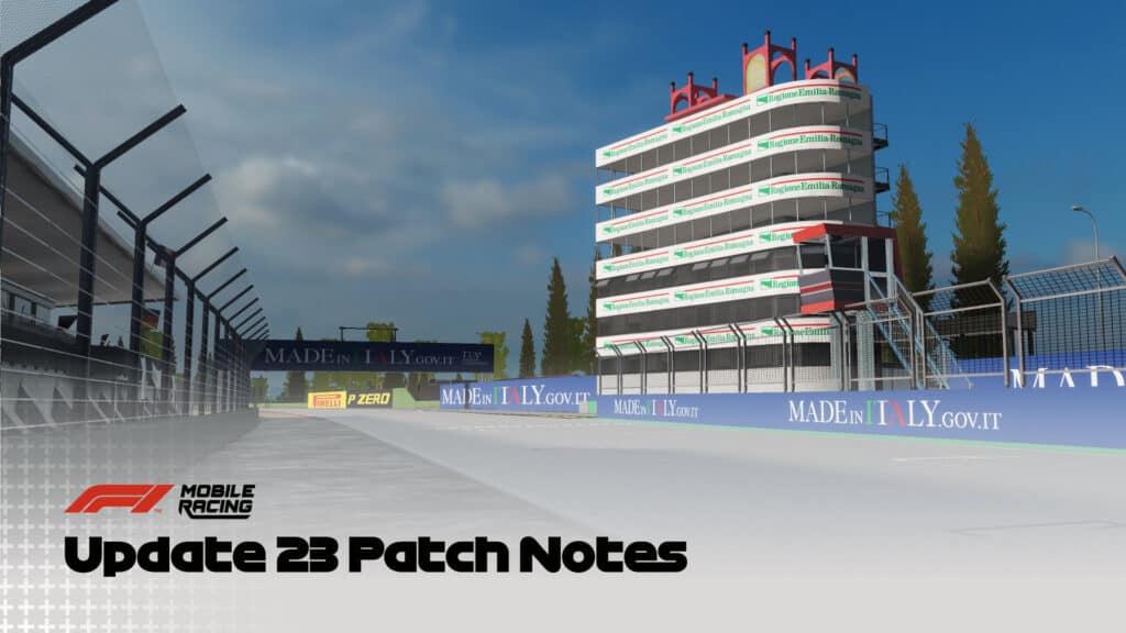 F1 Mobile Racing Update 23 2022 Imola