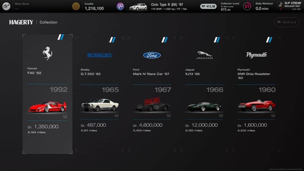 Every car in Gran Turismo 7's Legend Cars dealership and how to