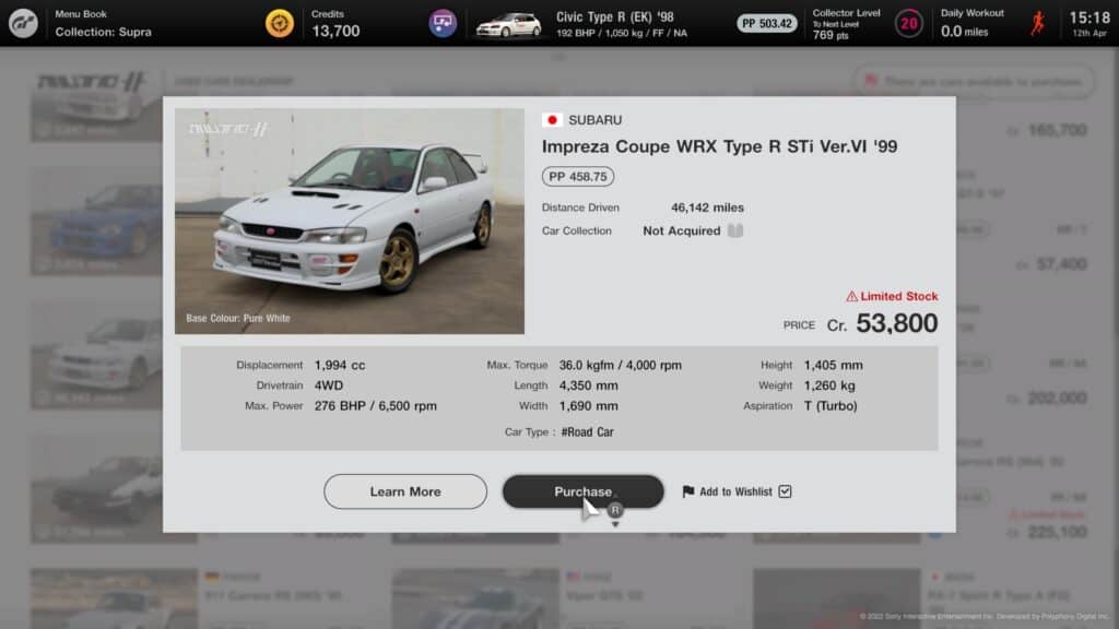 Gran Turismo™ 7, Used Cars dealership
