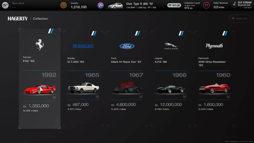 How to obtain Gran Turismo 7’s Three Legendary Cars Trophy - Ford Mark IV Race Car ’67, sold out