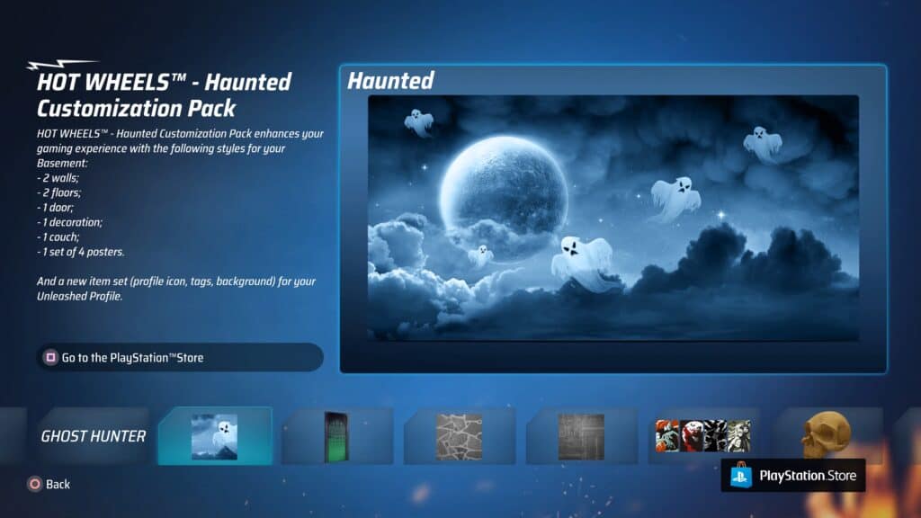 HOT WHEELS UNLEASHED  Haunted Customization Pack