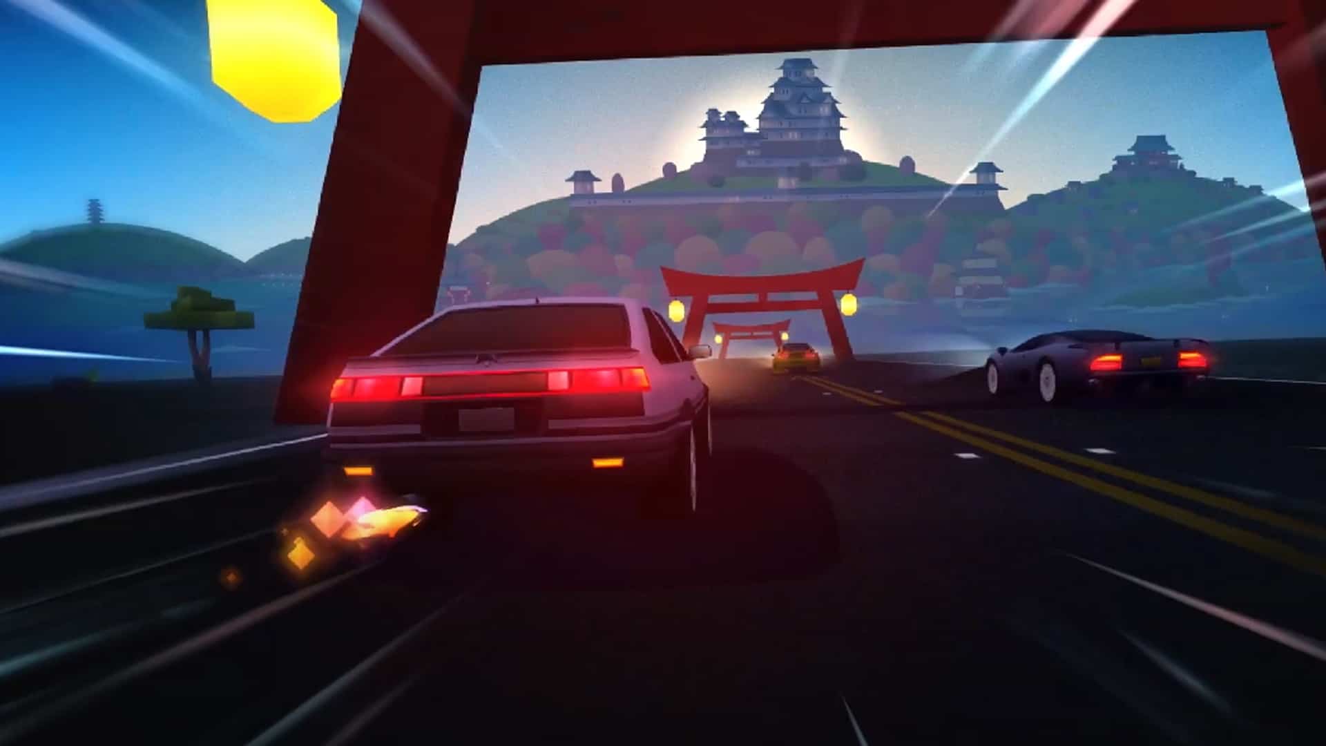 Horizon Chase’s Golden Japan DLC adds an 'Initial D' theme, new tracks