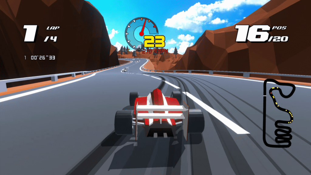 Low-poly arcade racer Formula Retro Racing coming to Switch 1
