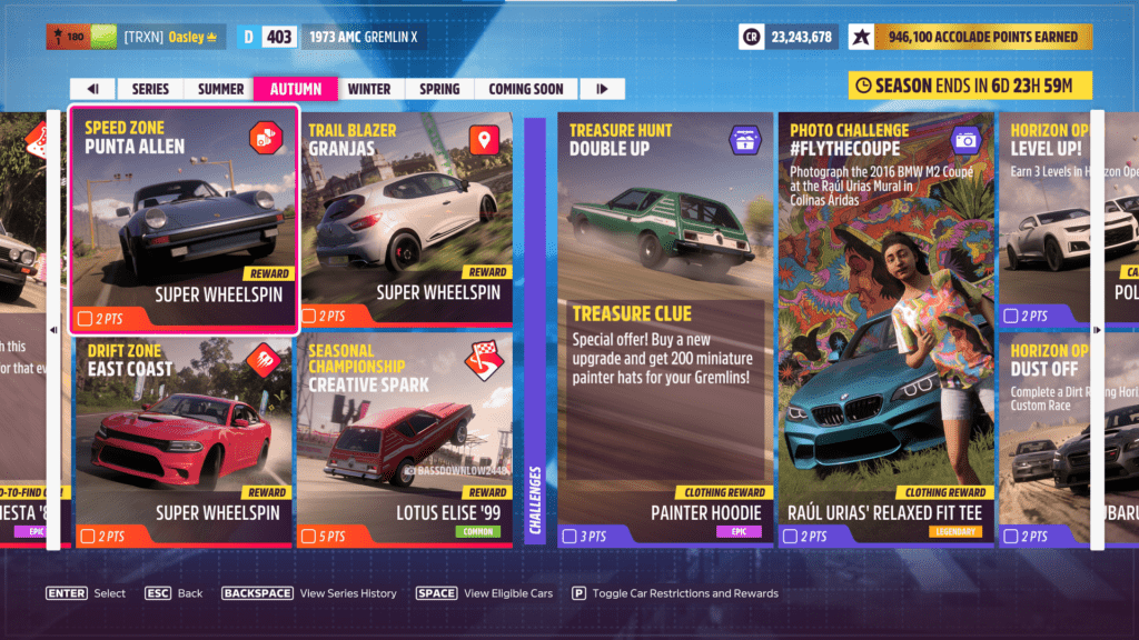 Forza Horizon 5 Series 6 Autumn Festival Playlist Storm Season, Double Up Treasure Hunt