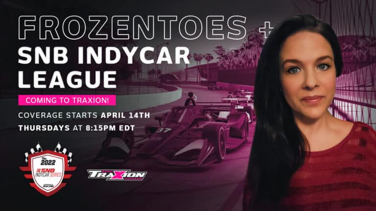 FrozenToes24 joins the Traxion.GG Stream Team, will broadcast SnB IndyCar Series