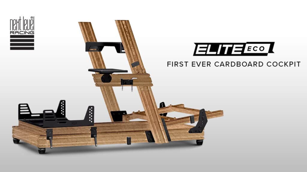Next Level Racing's cardboard sim racing cockpit, Elite Eco
