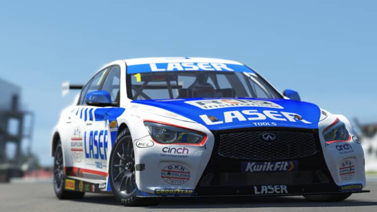 Official BTCC content is coming to rFactor 2, starting with the 2021 Infiniti and Toyota cars