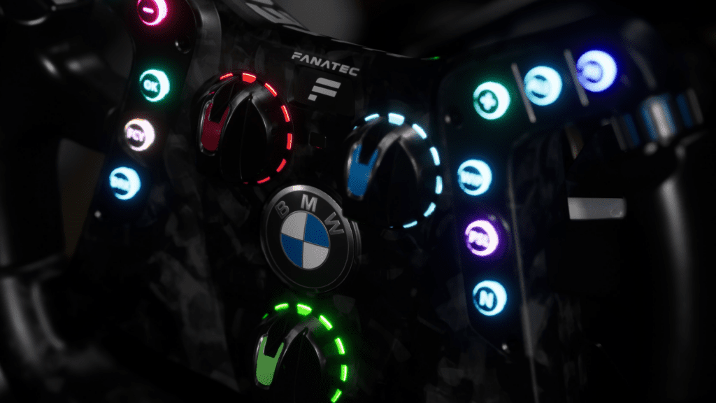 Rennsport BMW M4 GT3 Fanatec wheel