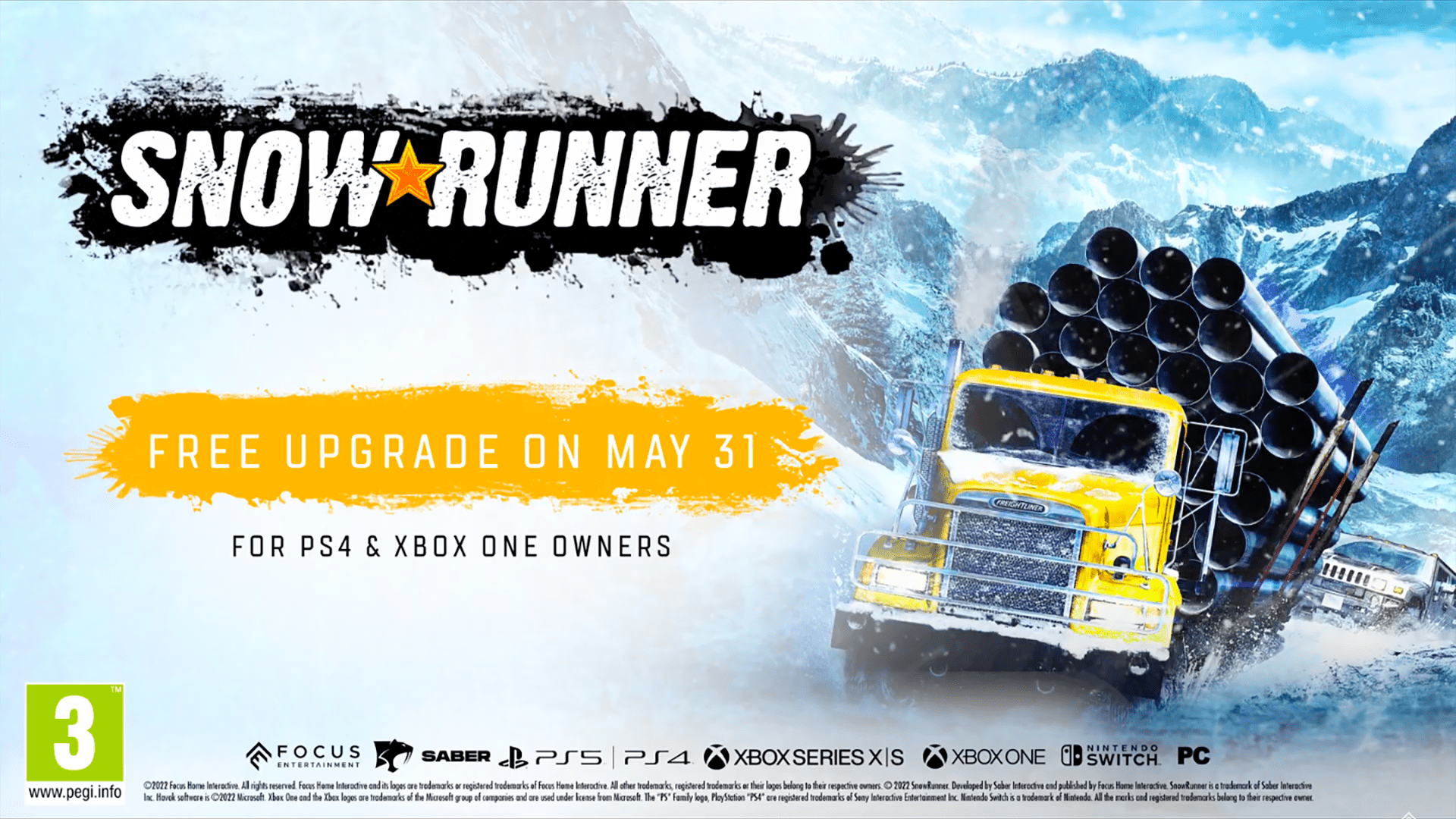 SnowRunner coming to Next Gen consoles on 31st May