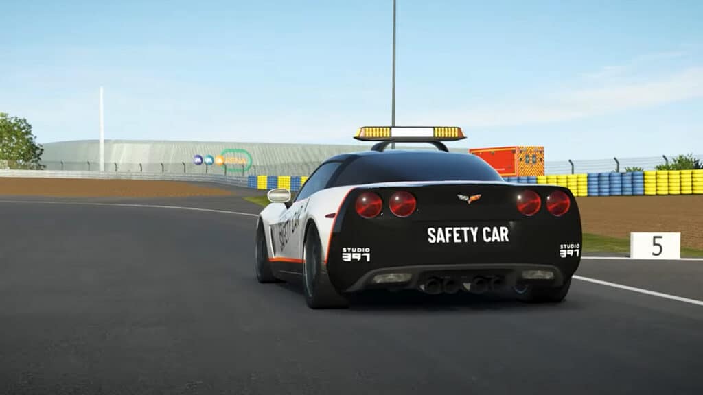 rFactor 2 Corvette Safety car, April 2022 update
