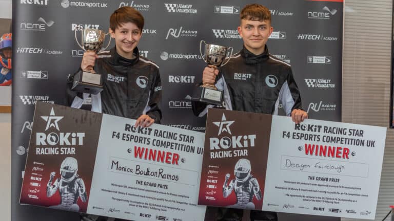 Boulton Ramos and Fairclough win ROKiT Racing Star F4 drives 02
