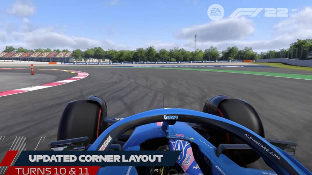 F1 22 game Barcelona Turn 10 update