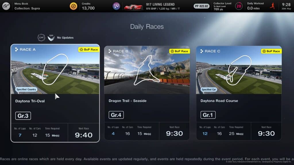 Your guide to Gran Turismo 7's Daily Races, w/c 30th May: banking on Daytona