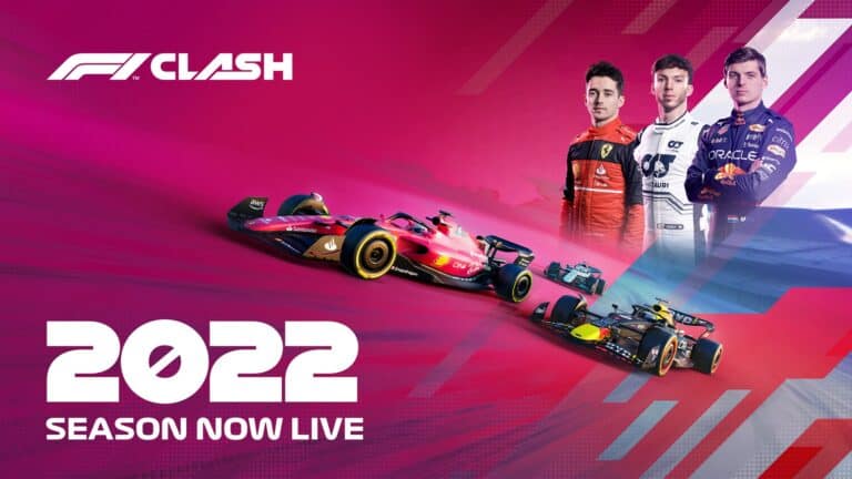 F1 Clash Mobile game updated for 2022