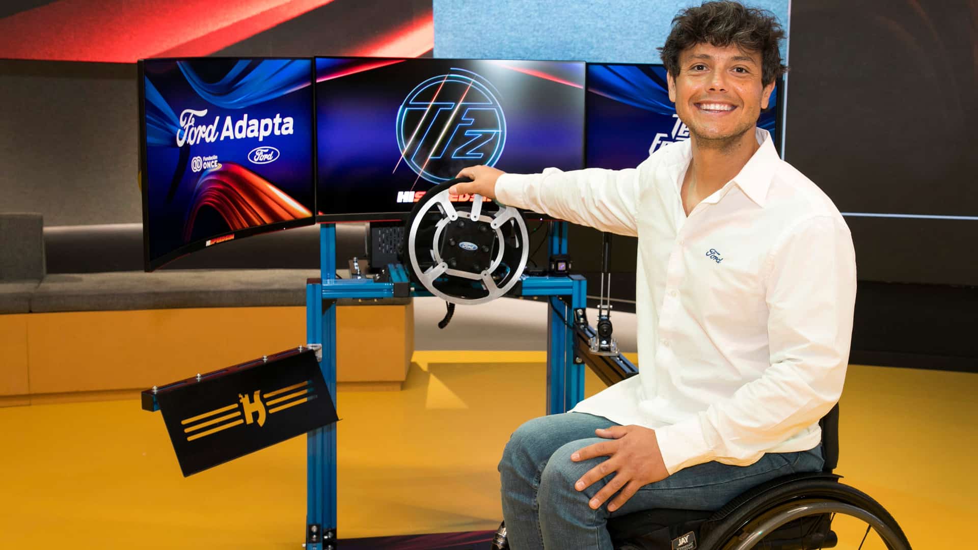 Team Fordzilla, HiSpeedSim unveil accessibility-forward racing wheel and rigs
