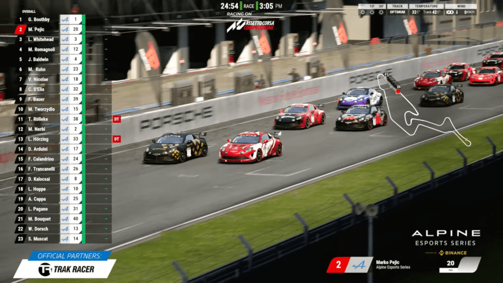 Baldwin survives Sprint scare to win Alpine Esports Series at Nürburgring