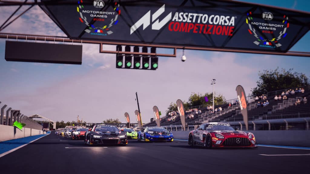 The 2022 FIA Motorsport Games will use Assetto Corsa Competizione for the esports discipline