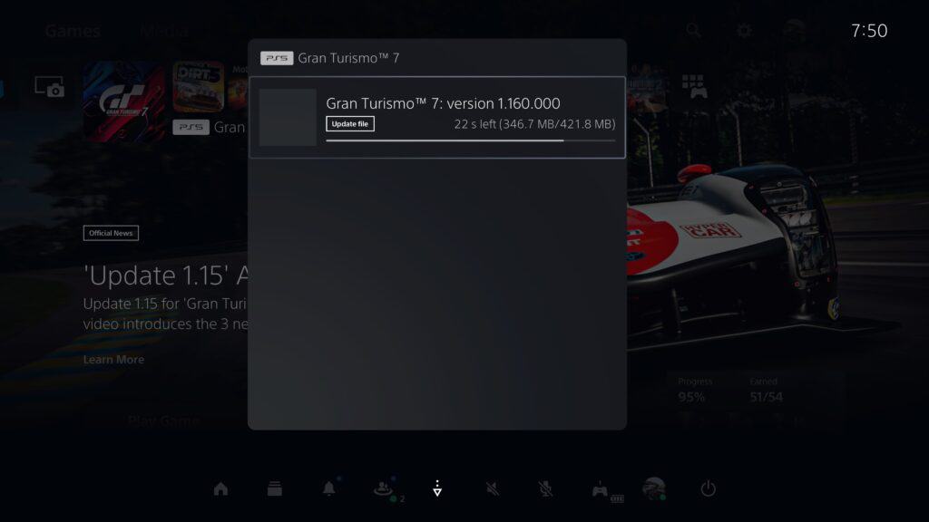 Gran Turismo 7 wheel force feedback downgraded in update 1.15