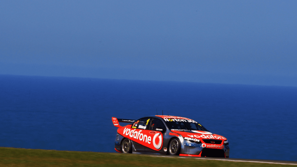 Jamie Whincup (AUS) Team Vodafone 888 Ford won both races to extend his championship lead. The Island 300, Phillip Island Grand Prix Circuit, Phillip Island, Victoria, Australia, 7-8 November 200, ID: 1015795544 - Photographer: Dirk Klynsmith