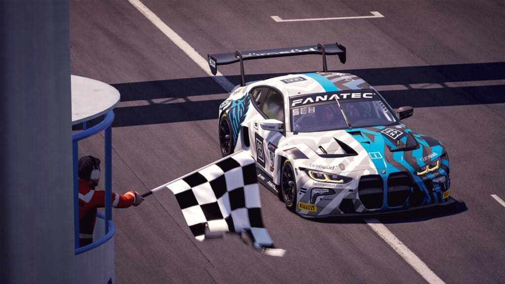 BMW Sim Bash 2022, Gregor Schill of BS+Competition wins Monza Assetto Corsa Competizione race