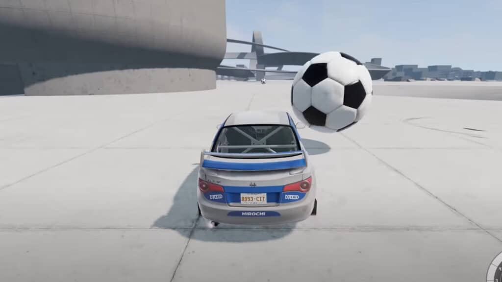 BeamNG.drive soccer pit