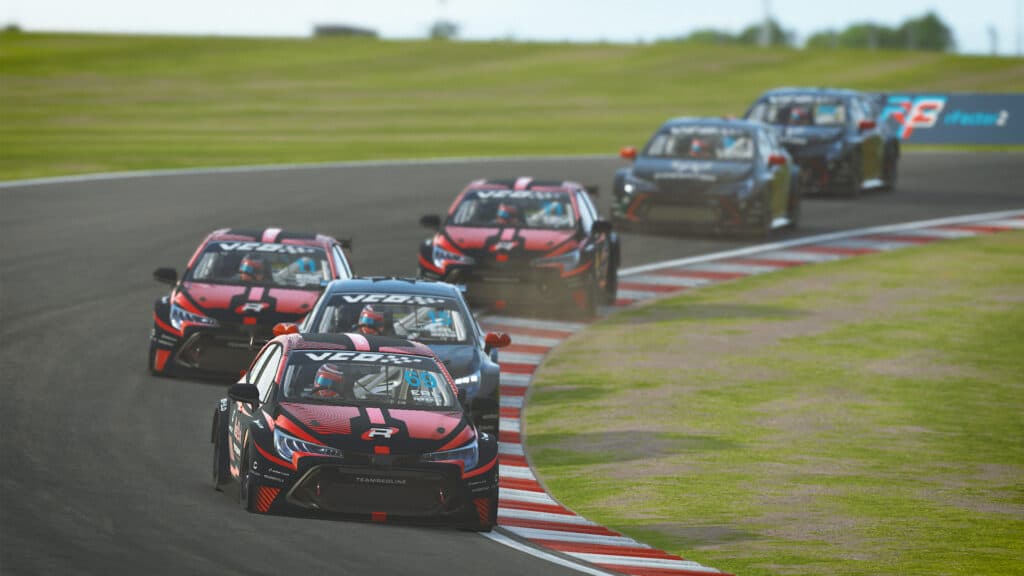 Esports Racing League (ERL) Summer Cup by VCO, Donington Park, Round 1, rFactor2, Start action, Final 3.