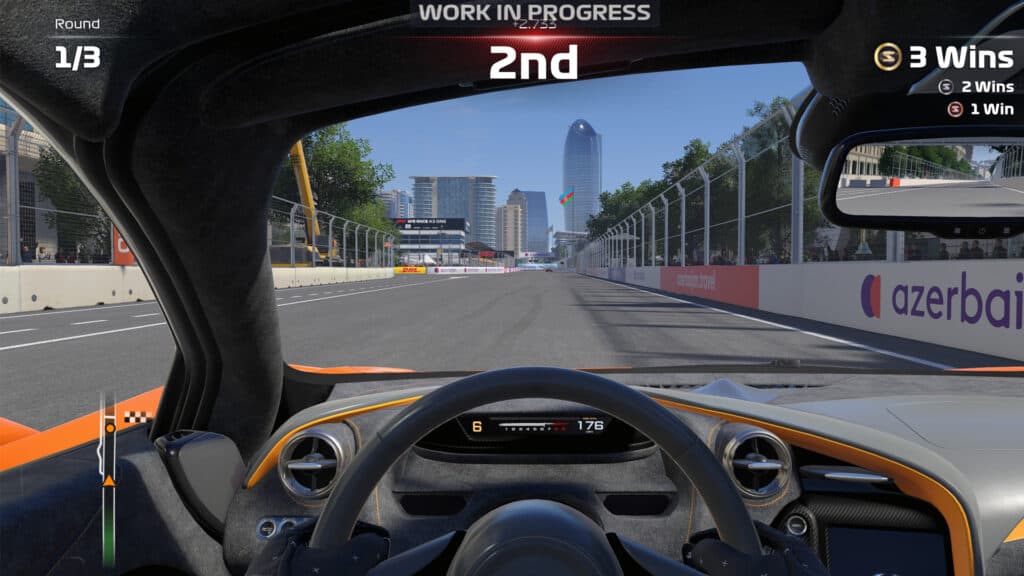 F1 22 Pirelli Hot Laps supercar McLaren 720S interior gameplay