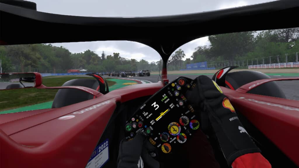 F1 22 virtual reality VR
